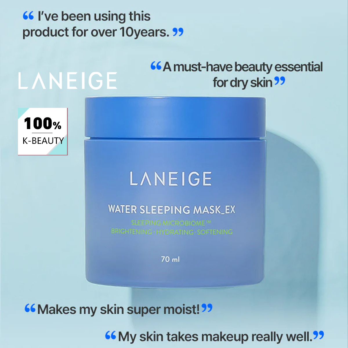 Luxury Skincare Korea - LANEIGE Water Sleeping Mask 70 мл,